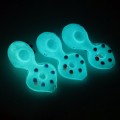GLASS PIPE GLOW IN DARK DONUT GP7602 1CT